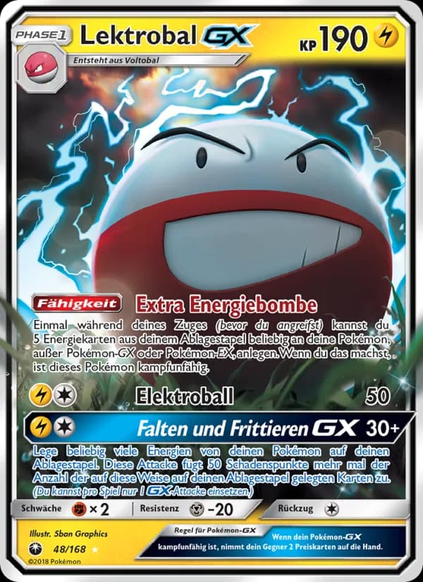 Lektrobal GX card in German
