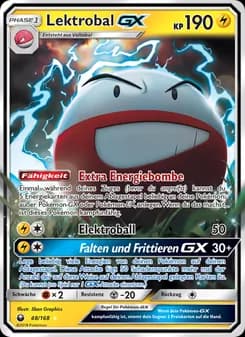 Lektrobal GX card in German