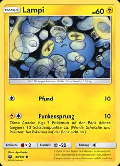 Lampi card in German