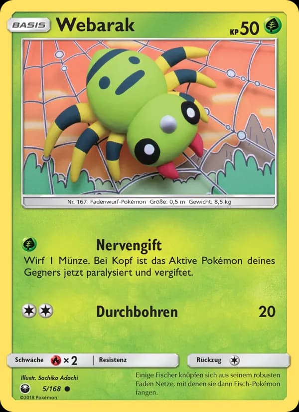 Webarak card in German