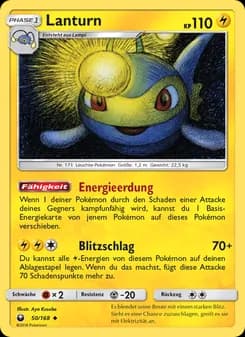Lanturn card in German