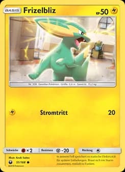Frizelbliz card in German