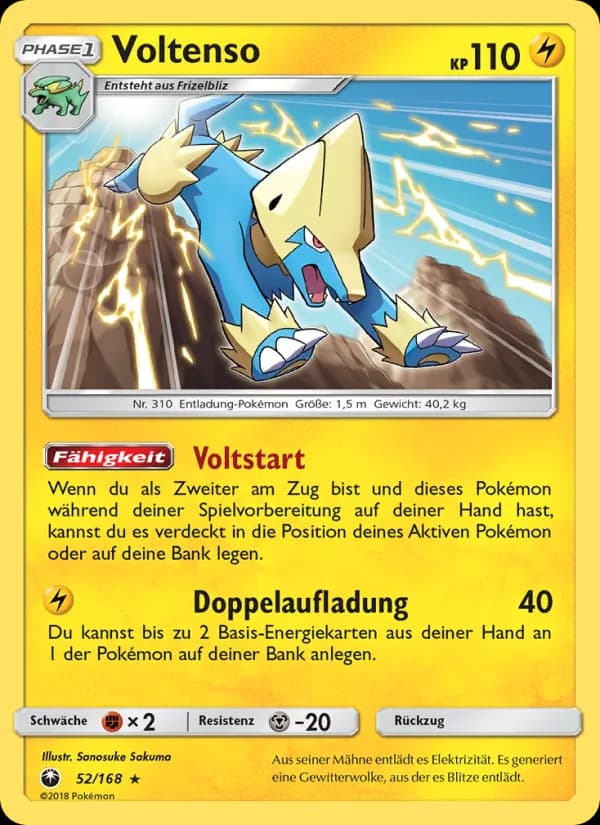 Voltenso card in German