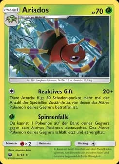 Ariados card in German