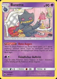Banette card in German