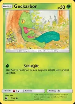 Geckarbor card in German