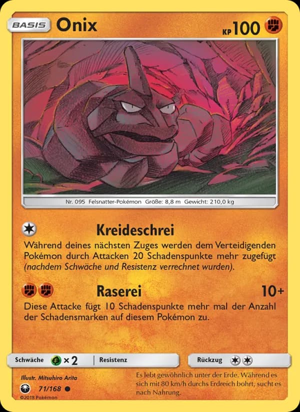 Onix card in German