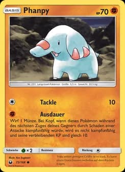 Phanpy card in German