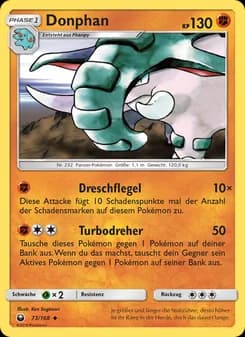 Donphan card in German