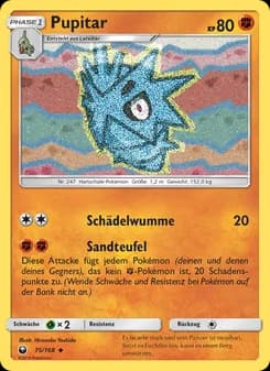 Pupitar card in German
