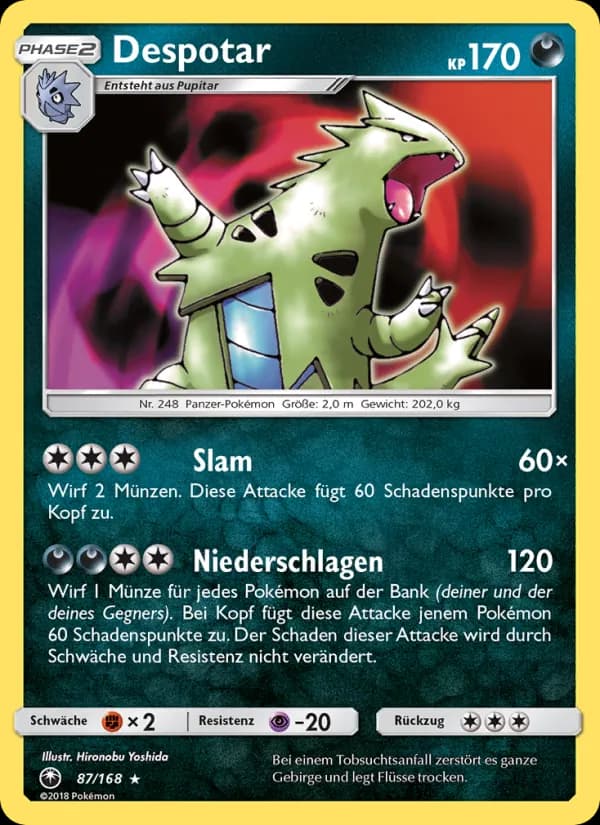 Despotar card in German