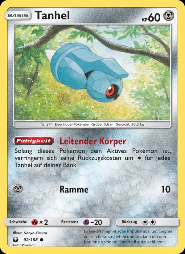 Tanhel card in German