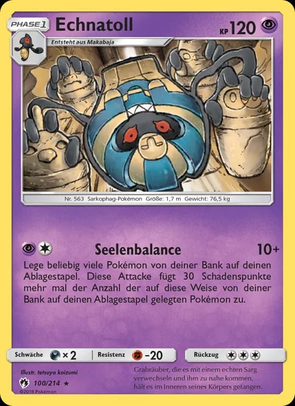 Echnatoll card in German