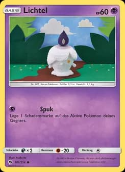 Lichtel card in German