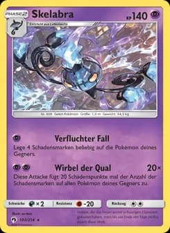 Skelabra card in German