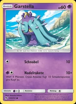 Garstella card in German