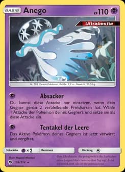 Anego card in German