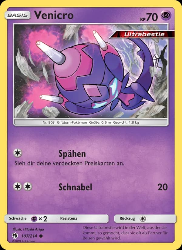 Venicro card in German