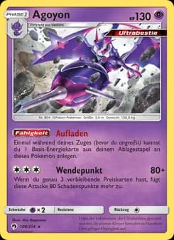 Agoyon card in German