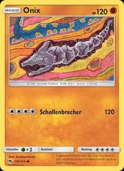 Onix card in German