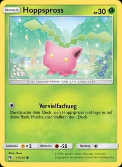 Hoppspross card in German