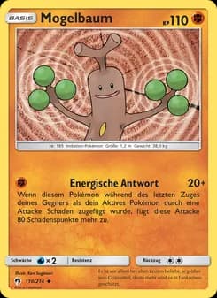 Mogelbaum card in German