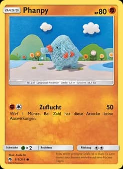 Phanpy card in German