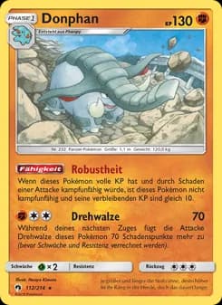 Donphan card in German