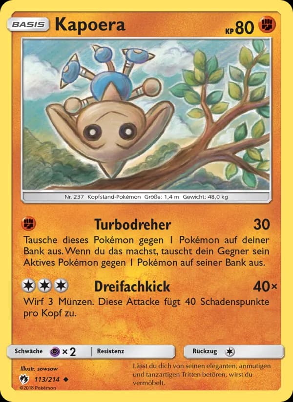 Kapoera card in German