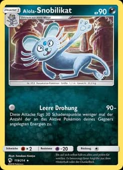 Alola-Snobilikat card in German