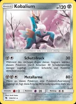 Kobalium card in German