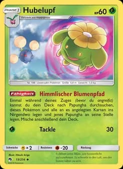 Hubelupf card in German