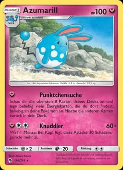 Azumarill card in German