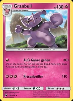 Granbull card in German
