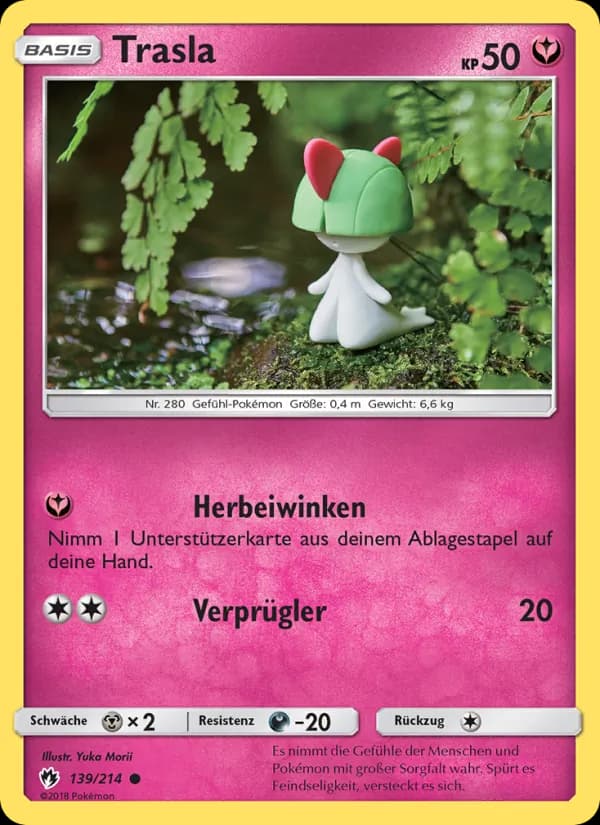 Trasla card in German