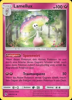 Lamellux card in German