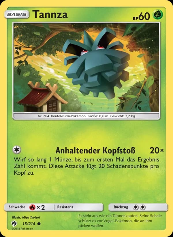 Tannza card in German