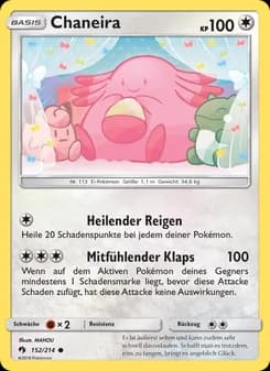 Chaneira card in German
