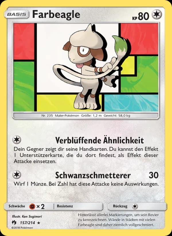 Farbeagle card in German