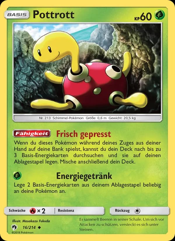 Pottrott card in German