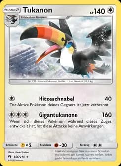 Tukanon card in German