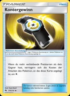 Kontergewinn card in German