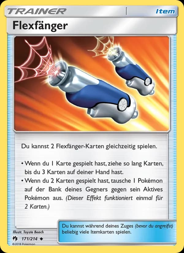 Flexfänger card in German