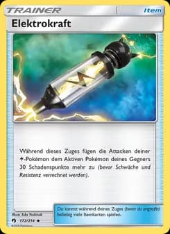 Elektrokraft card in German