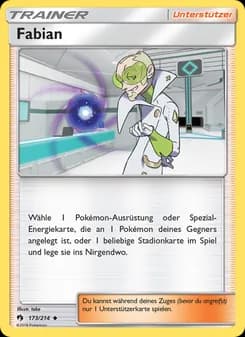 Fabian card in German