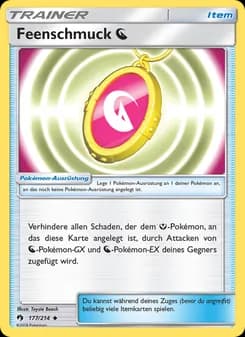 Feenschmuck Dragon card in German
