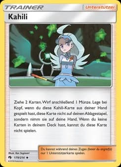 Kahili card in German