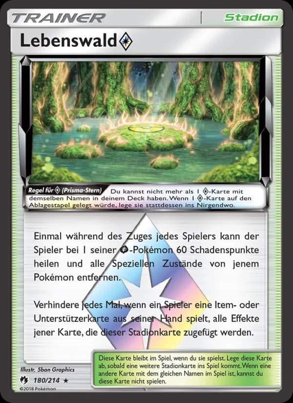 Lebenswald ◇ card in German