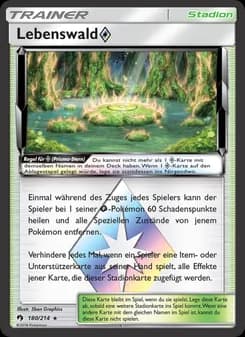 Lebenswald ◇ card in German