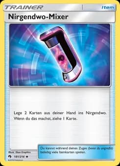 Nirgendwo-Mixer card in German